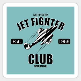 Swedish Gloster Meteor Sticker